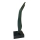 "Bird", une sculpture de bronze