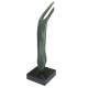 "Bird", une sculpture de bronze