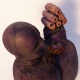 l'univers de Gérard Quenum autour des enfants, sculpture contemporaine africaine upcylcing